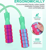 Jump Rope for Women Men, Fitness Jumprope for Women Workout, Adjustable Adult Exercise Skipping Rope