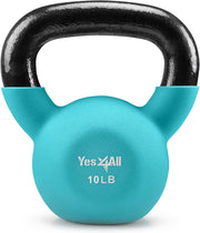 Yes4All Kettlebells 5lbs-65lbs & Kettlebell Sets Adjustable Weights, Kettlebell for Weight Training, Home Workout Equipment with Secure Grip for High Rep, Exercise Equipment
