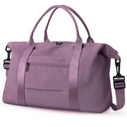 TOPBAG Travel Duffle Bag, Waterproof Weekender Bag Carry On Tote Bags for Women, Duffel Bag Sport Gym Bag for Men, Hospital Bag for Labor and Delivery, Overnight Bag Luggage Bag with Trolley Sleeve