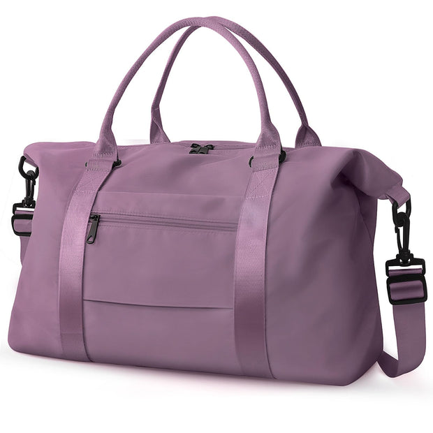 TOPBAG Travel Duffle Bag, Waterproof Weekender Bag Carry On Tote Bags for Women, Duffel Bag Sport Gym Bag for Men, Hospital Bag for Labor and Delivery, Overnight Bag Luggage Bag with Trolley Sleeve