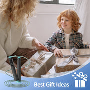 KYTO Smart Jump Rope, High Speed Jump Rope with Counter, Workout Jumping Rope with Steel Ball Bearings, Adjustable Length Speed Skipping Rope, Skipping Rope with App, Fitness Gifts for Adults, Kids