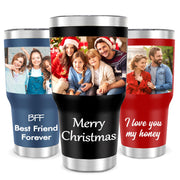 Personalized Tumbler with Engraved Name - Personalized Fathers Day Cup Gifts - Custom Stainless Steel 20 Oz Coffee Tumbler with Lid - Custom Birthday Gifts for Dad Husband