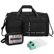 MAXTOP Gym Bag for Women Men Travel Duffle Bag Large Capacity Carry On Weekender Overnight Bag With Shoe Compartment Gym Tote Dry Wet Separation Duffel Bag for Travel