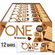 ONE Protein Bars, Lemon Cake, Gluten Free with 20g Protein and 1g Sugar, Pantry Staples, 2.12 oz (12 Count), Packaging May Vary