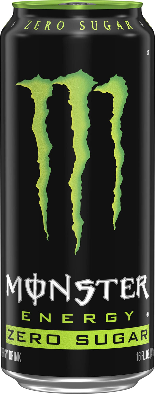 Monster Energy Zero Sugar, Low Calorie Energy Drink, 16 Ounce (Pack of 12)