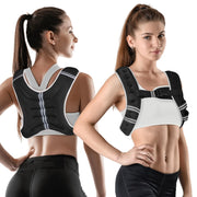 Weighted Vest Woman, 6lb/8lb/12lb/16lb/20lb, Adjustable Women Weighted Vest for Walking, Strength Training, Running, Fitness, Muscle Building, Black