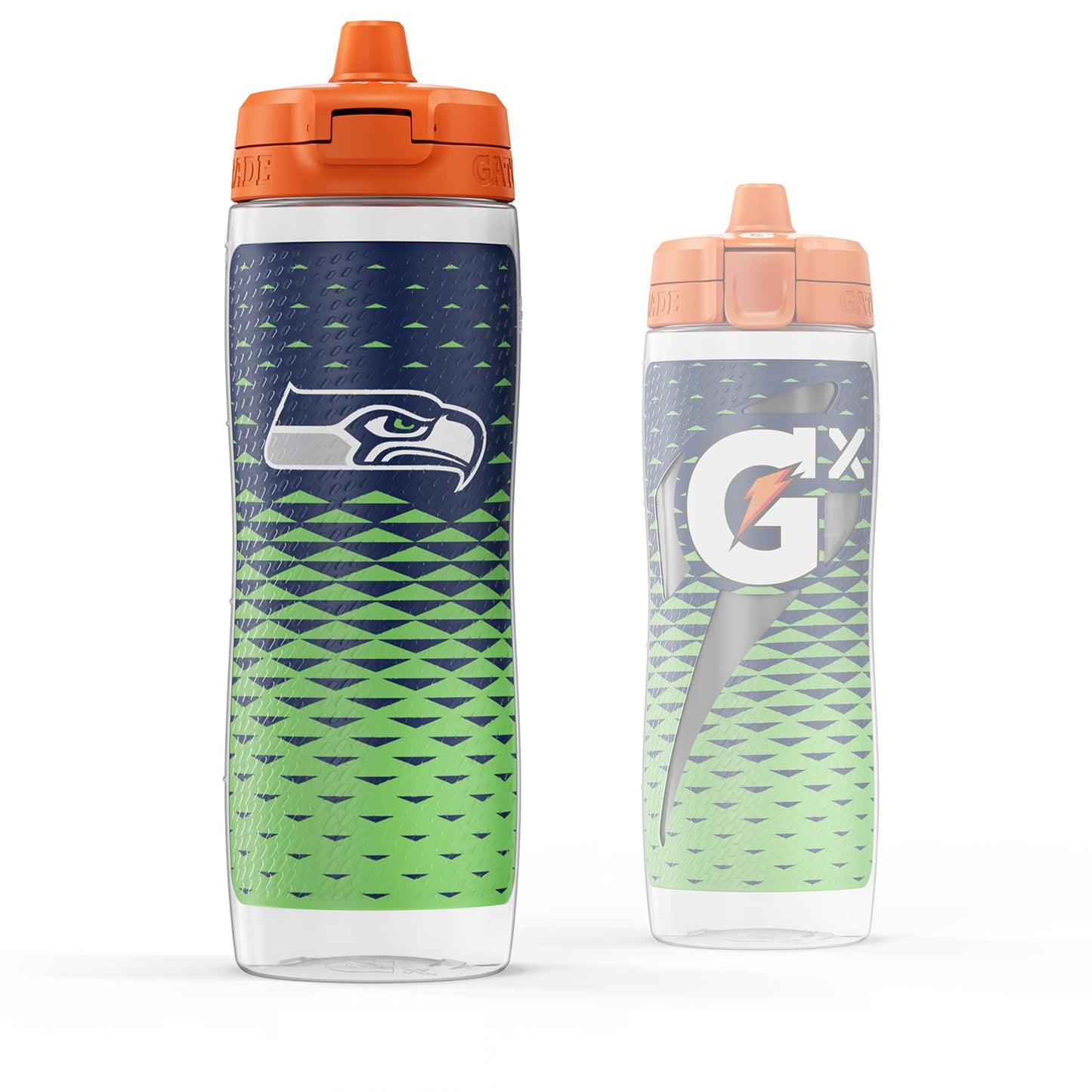 Gatorade Gx NFL Non-Slip Squeeze Bottles, 30 fl oz, Gx Hydration System