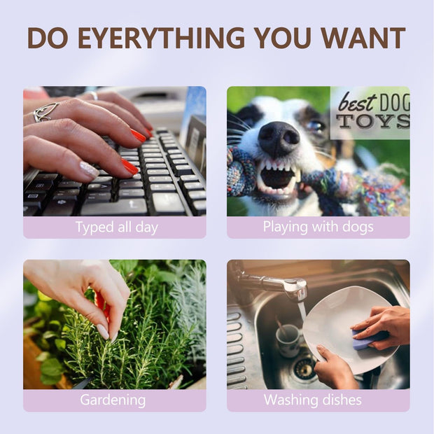 Misssix French Gel Nail Tips, 150Pcs French Tip Press on Nails Long Square Design, No Need to File Tips Pre-lasting, Fake Nails for Nail Art DIY 15 Sizes