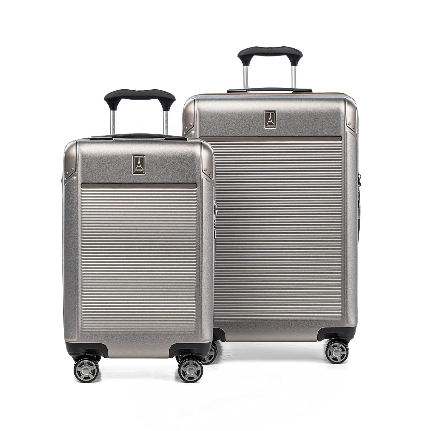 Travelpro Platinum Elite Hardside Expandable Checked Luggage, 8 Wheel Spinner, TSA Lock, Hard Shell Polycarbonate Suitcase, True Navy Blue, Checked Large 28-Inch