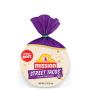 Mission Street Taco Flour Tortillas, Mini Soft Taco Size, 12 Count