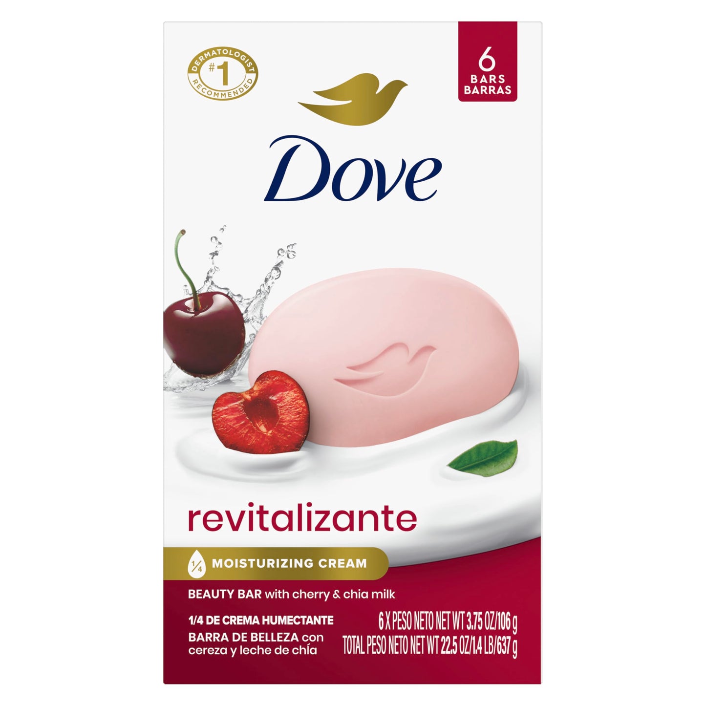 Dove Beauty Bar Soap Restoring Coconut & Cocoa Butter 6 Count for Restored Skin, Nourishes Skin 3.75 oz