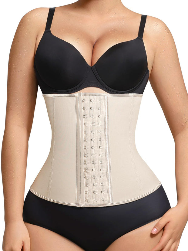 Waist Trainer for Women Latex Underbust Waist Cincher Corset, Tummy Control Corset Sport Girder Hourglass Body Shaper