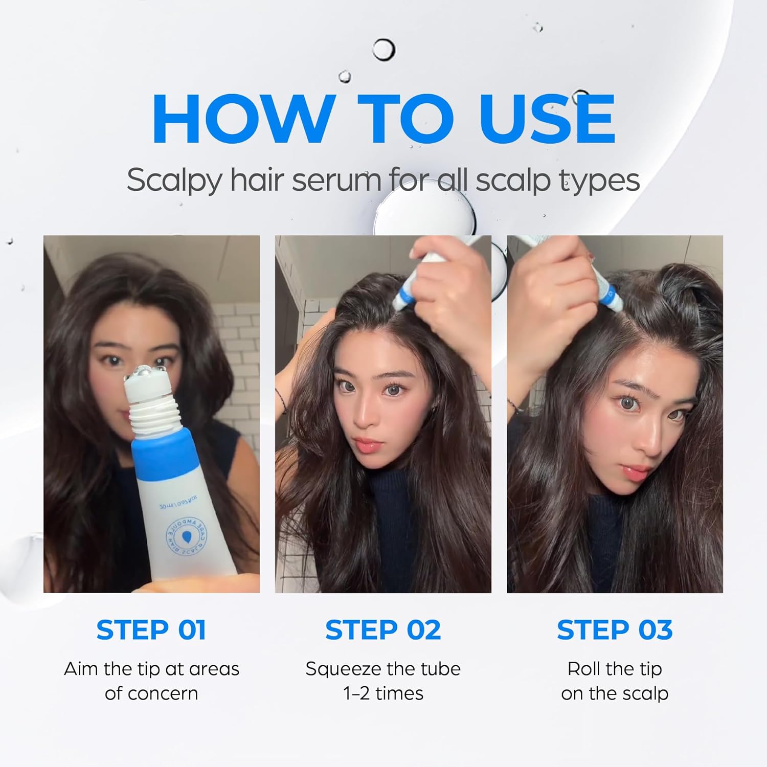 Scalpy Hair Growth Serum for Hair Loss & Thinning | Mothers Day Gifts for Mom | Scalp Massager Treatment w/Salicylic Acid, Menthol, Dexpanthenol | Non-Greasy, Lightweight | Exfoliate Dandruff