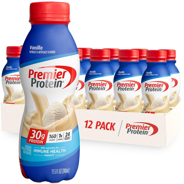 Premier Protein Shake, Limited Edition, Root Beer Float, 30g Protein, 1g Sugar, 24 Vitamins & Minerals, Nutrients to Support Immune Health, 11.5 fl oz, 12 Pack