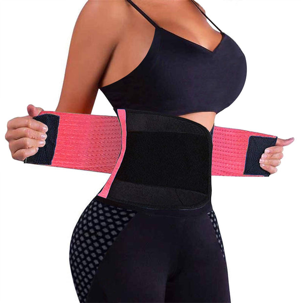 VENUZOR Waist Trainer Belt for Women - Waist Cincher Trimmer - Slimming Body Shaper Belt - Sport Girdle Belt (UP Graded)