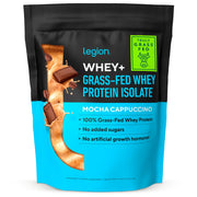 LEGION Whey+ Protein Whey Isolate from Grass Fed Cows - Whey Protein Isolate Powder Low Calorie, Non-GMO, Sugar Free, Lactose and Gluten Free, All Natural Protein Powder for Men & Women 30 Servings