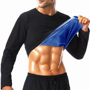 Sauna Shirt for Men Short Sleeve Mens Sauna Suit Sweat Body Shaper Compression Vest Gym Exercise Top