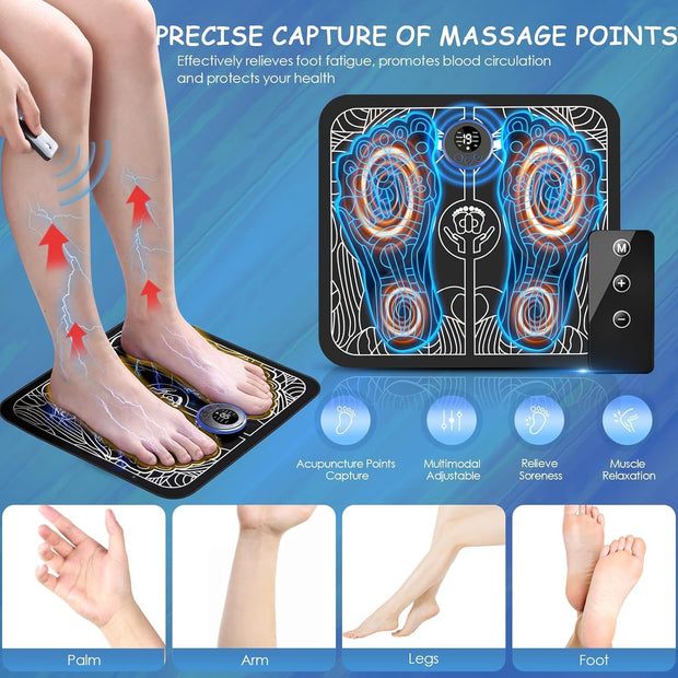 UQQU EMS Foot Massager-Health Expert Electronic Stimulator