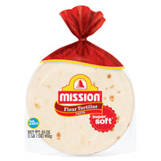 Mission Fajita Flour Tortillas, Small Size, 20 Count, Trans Fat Free