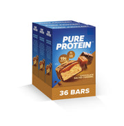 Pure Protein Bars, High Protein, Nutritious Snacks to Support Energy, Low Sugar, Gluten Free, Chewy Chocolate Chip, Pack of 36