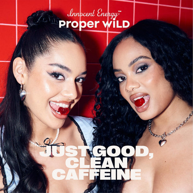 Proper Wild Vegan Energy Gummies with L-Theanine & Organic Caffeine, Clean Energy & Focus, Plant-Based, Gluten-Free, Non-GMO, Dairy-Free, Stevia-Free, Soy-Free, Strawberry (10-Pack)