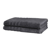 Mosobam Luxury Turkish Set of 2 Bath Towels 30X58 Light Taupe Oversize 700 GSM Bamboo Viscose & Aegean Turkish Combed Cotton