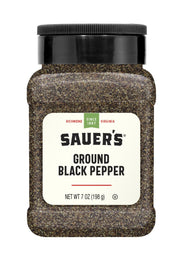 Sauer's Whole Black Pepper | 1 Pound Canister | Foodservice
