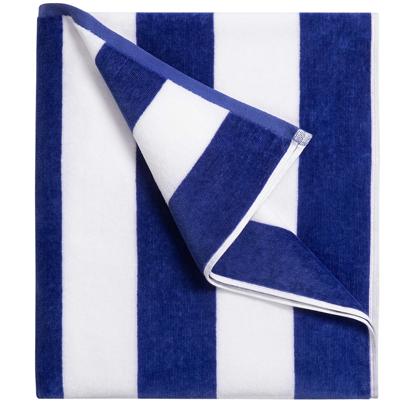 LULUHOME Large Oversized Beach Towel - Big Cotton 36 x 70 Inch Striped Pool Towel, Large Cabana Soft Swimming Towel for Adult Men Women,Chiffon