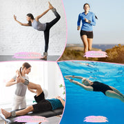 Wrist Ankle Weights for Women Set of 2, Adjustable Silicone Weighted Bangles, Wearable Ultra-durable Strips Weight Bracelet 2 lbs/4 lbs for Yoga, Pilates, Barre, Walking, Arm & Leg Workout