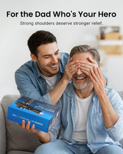 RENPHO Massage Gun Deep Tissue with Heat and Cold Head, Handheld Muscle Massager Therapy with Carry Case, Percussion Body Masajeador for Men Women Athletes Back Upgrade, Active Thermacool