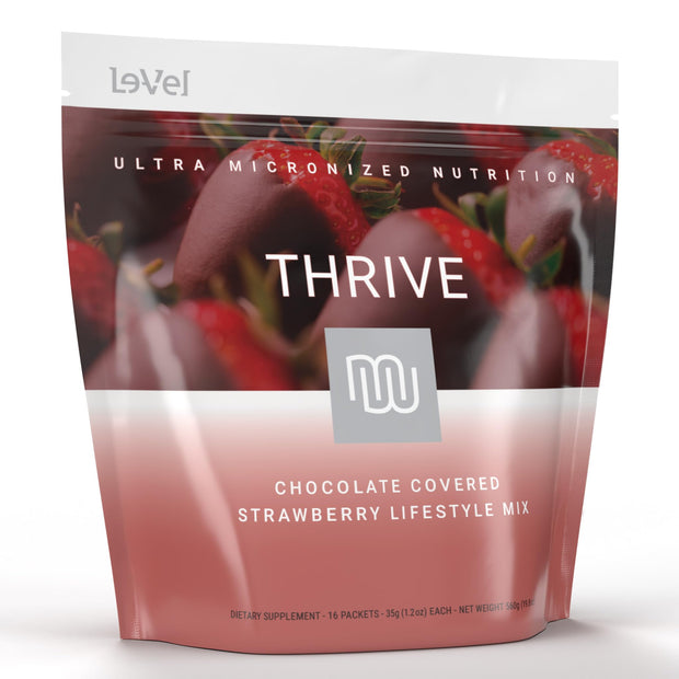 Thrive Protein Shake | 16 Packets (35g Each) | Gluten-Free, Pea Protein, Probiotics, Fiber & Digestive Enzymes | Supports Lean Muscle (16 Packets (Single Servings), Strawberry)