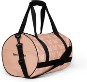 Nxt Moda Butterfly Crossbody Duffle Overnight Travel Carry On Gym Bag Women Sports Fitness Inside & Outside Pocket Cute Fashion Animal Print Shoulder Pads Water Proof Machine Washable (Zinn)