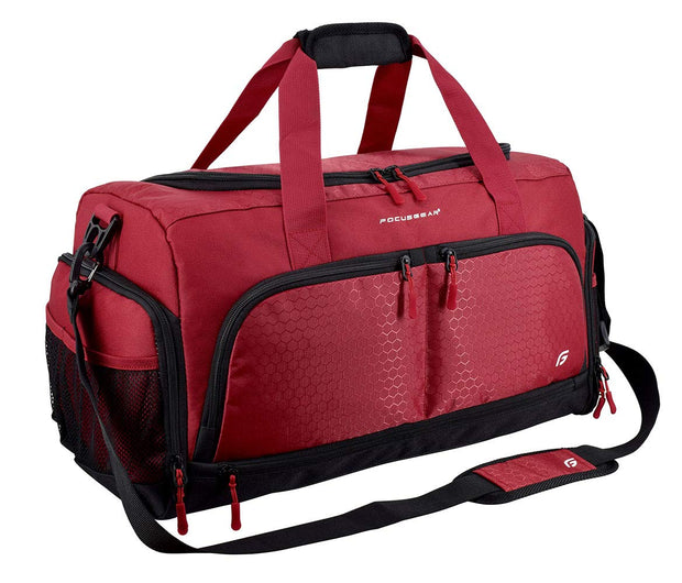 Ultimate Gym Bag 2.0: The Durable Crowdsource Designed Duffel Bag with 10 Optimal Compartments Including Water Resistant Pouch