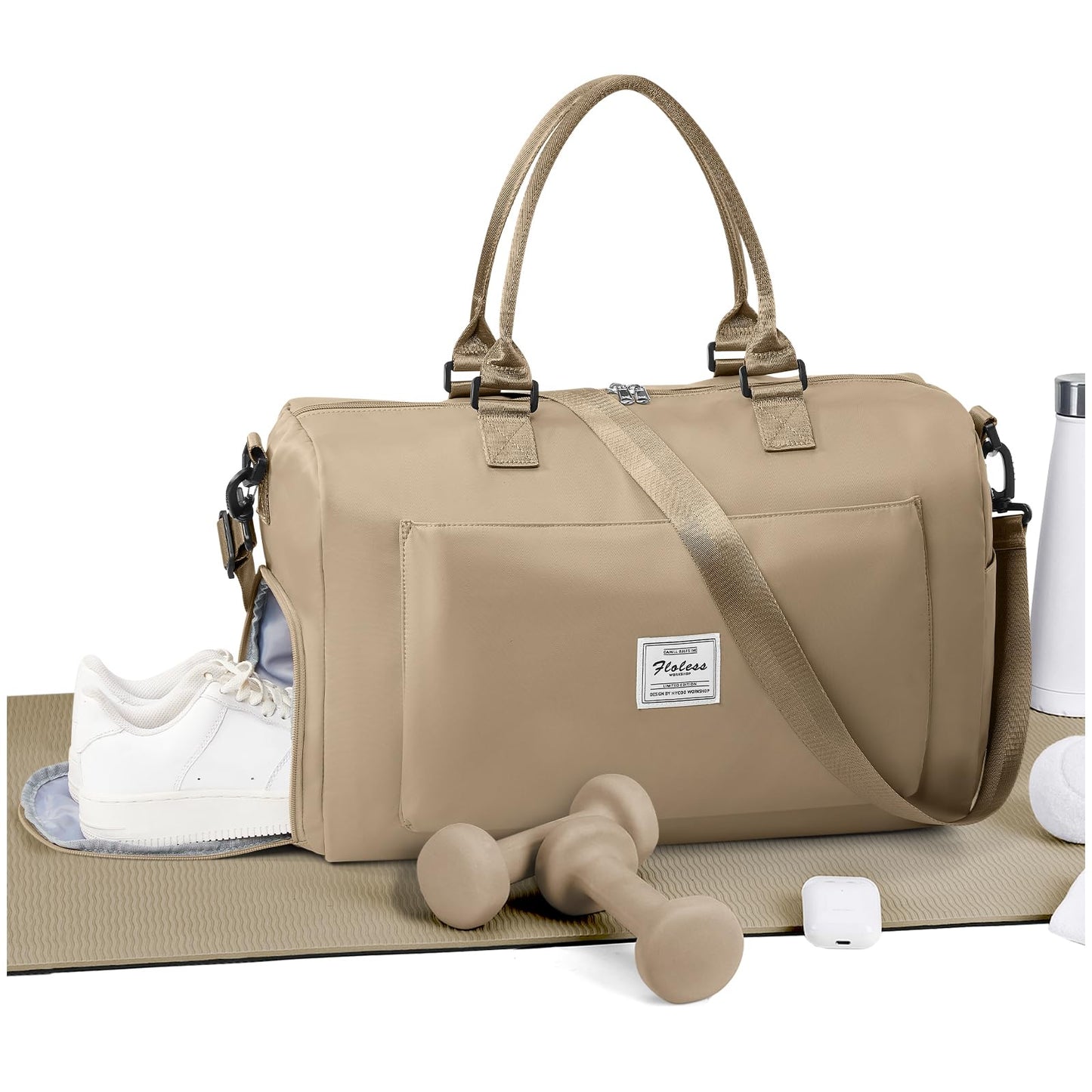 Gym Bag Womens,Travel Duffel Carry on Bag Sport Tote Bag Weekend Overnight Bag