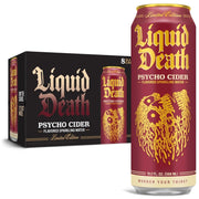 Liquid Death Sparkling Mountain Water, 16.9 oz Tallboys (12-Pack)