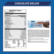 Pure Protein Bars, Chewy Chocolate Chip, Chocolate Deluxe, Chocolate Peanut Butter - Box of 6-3 Boxes - 1 Box of each flavor