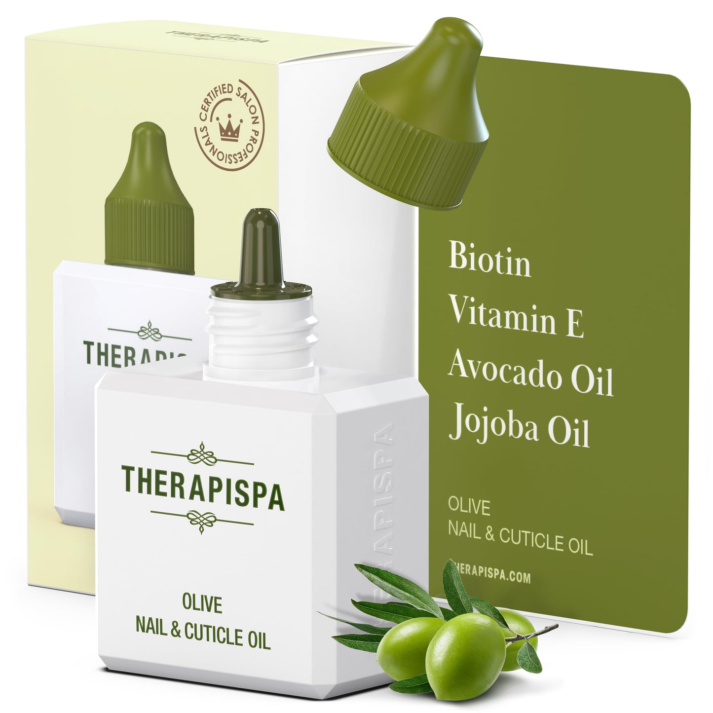 Nail & Cuticle Oil with Avocado, Jojoba, Biotin & Vitamin E – Nourishes Cuticles, Strengthens Nails & Supports Nail Growth (Lavender, 2.0 fl oz)