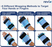 REVIX Wrist Ice Pack Wrap for Carpal Tunnel, Reusable Gel Ice Pack for Hand Relaxation, Cold Compress, Enhancing Comfort and Soothing Fatigue, 1Pack