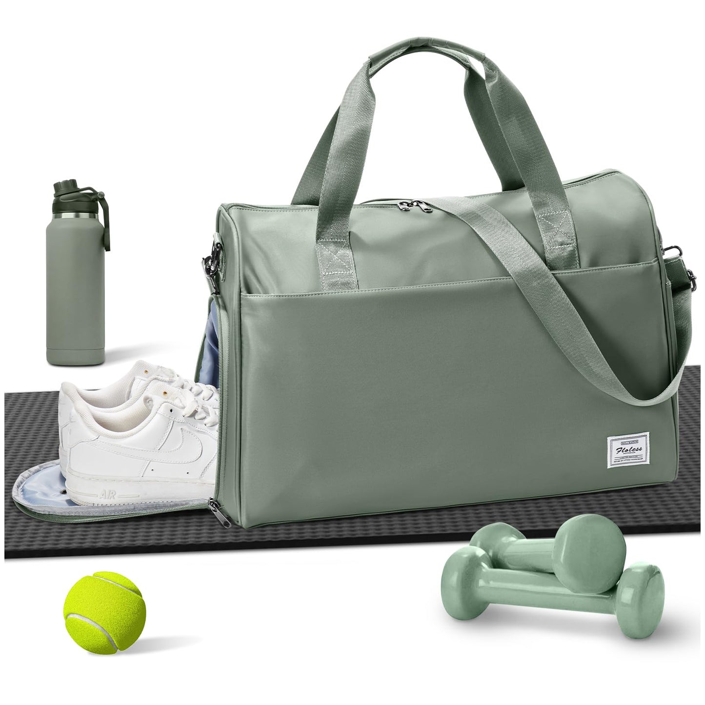 Gym Bag Womens,Travel Duffel Carry on Bag Sport Tote Bag Weekend Overnight Bag