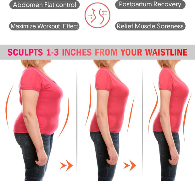 YIANNA Latex Waist Trainer for Women Tummy Control Zipper Underbust Corset Cincher Hourglass Body Shaper