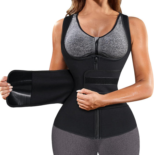 GAODI Womens' Waist Trainer Neoprene Sauna Suit Body Shaper