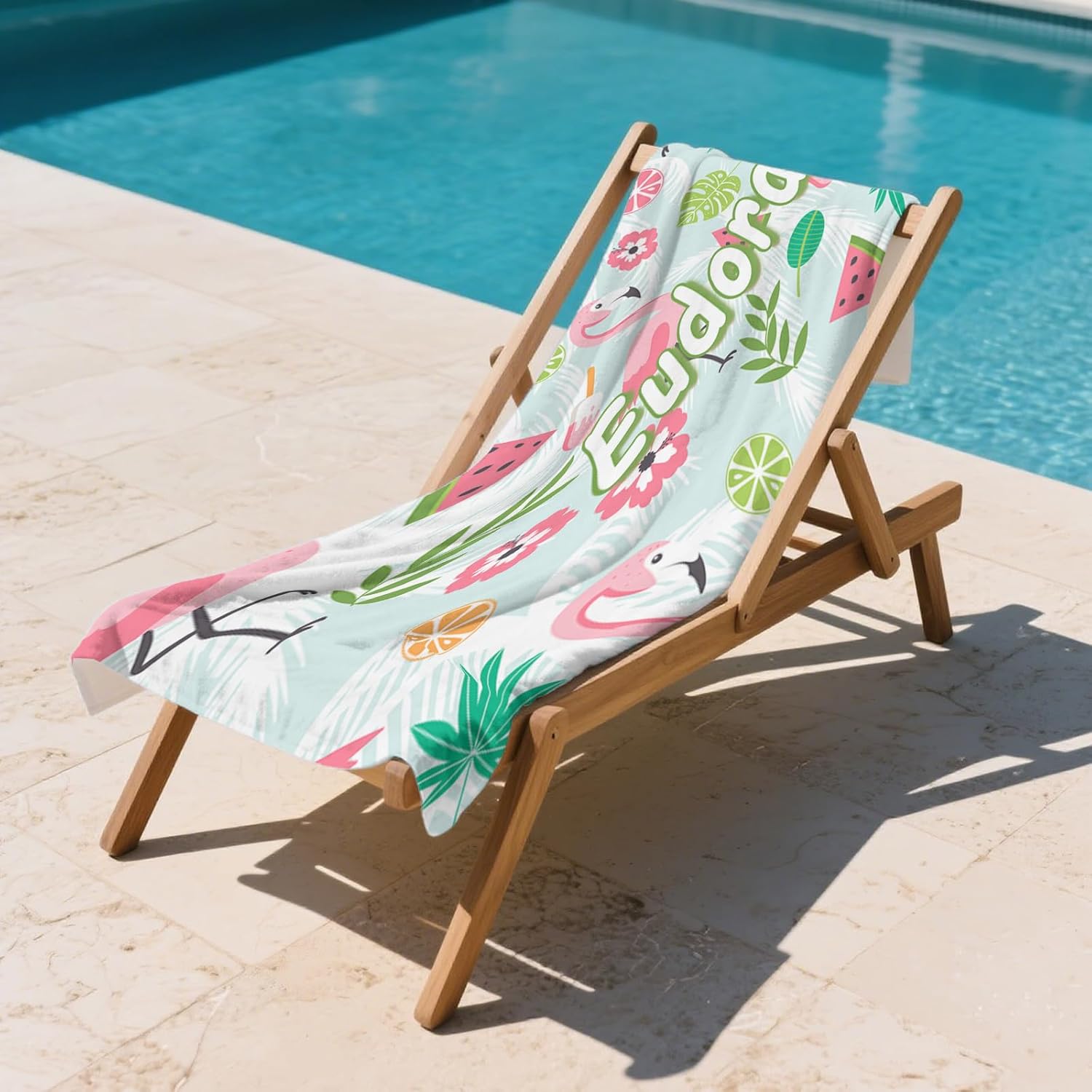 Custom Beach Towel Personalized Beach Towels Sand Free Quick Dry Pool Towels Custom Summer Beach Towels for Adults Dock and Bay Oversized Beach Camping Towels Travel Vacation Essentials Gift