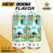 Rockstar Energy Drink, Boom Pina Colada 16 Fl Oz Cans (Pack of 12)