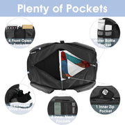 sportsnew Yoga Gym Bags for Women with Shoes Compartment & Wet Dry Storage Pockets & Adjustable Yoga Mat Holder, Patent Pending