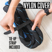 Weighted Jump Rope - 2.9lbs, 9.9 Feet Long Jump Ropes for Fitness, Home Workout Rope, Skipping Rope for Exercise, Total Body Workout Equipment, Durable Jumping Rope by Fitby