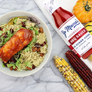 Yo Mama's Foods Keto Hickory BBQ Sauce – (Pack of 3) - Vegan, No Sugar Added, Low Carb, Low Sodium, Gluten Free, Paleo, and Made with Whole Non-GMO Tomatoes!