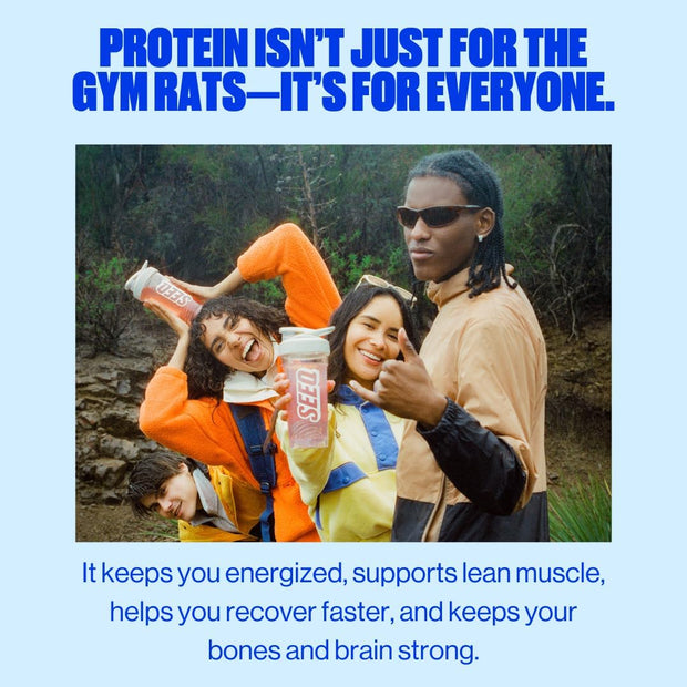 SEEQ Clear Protein Powder - Blue Razz Freeze - 22 Servings - 22g Clear Whey Protein Isolate - Zero Sugar - 0g Lactose - Allergen Friendly - GLP1 Support - Bone Health - Muscle Post Workout Recovery