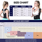 Posture Corrector for Women and Men,Adjustable Shoulder Straightener,Back Support Brace,Upper Spine scoliosis, hunchback
