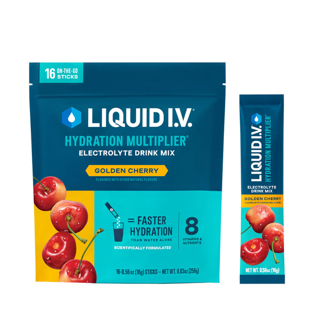 Liquid I.V.® Hydration Multiplier - Lemon Lime | Electrolyte Powder Drink Mix | 1 Pack (16 Servings)