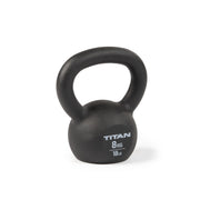 Titan Fitness Cast Iron Kettlebell, Single Piece Casting, KG and LB Markings, Full Body Workout